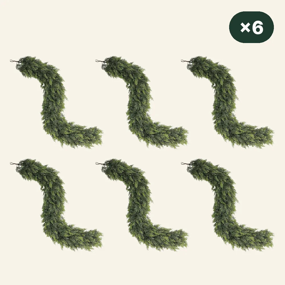 6 Garlands (9FT Each) - Total 54FT
